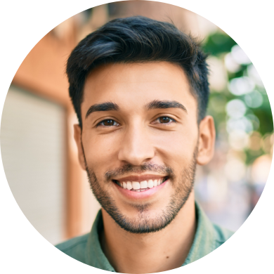 Michael, smiling man with short dark hair, worker profile avatar