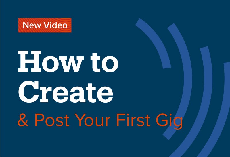 How to Create & Manage Your First Gig Post – Video